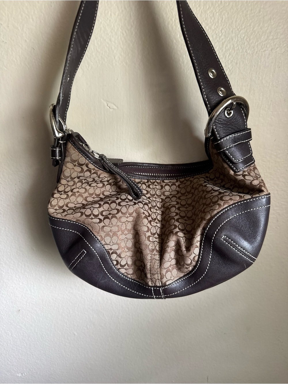 Coach mini signature monogram soho y2k bag